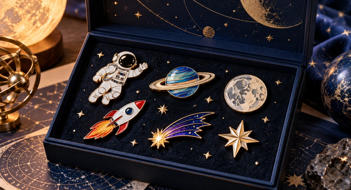 太空主题徽章礼盒
