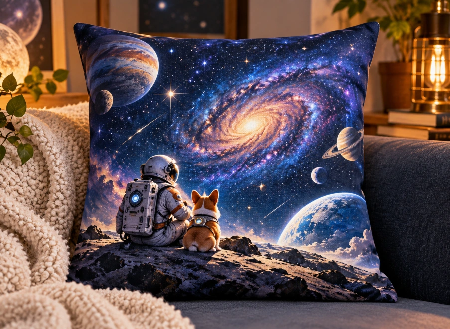 星空主题抱枕