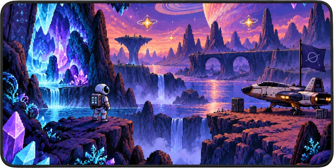 万物上太空像素世界手机画面
